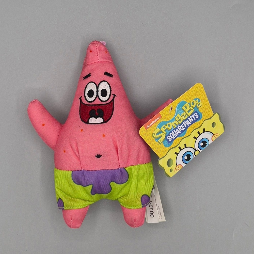 Patrick Star SpongeBob SquarePants Plush Toy Good Stuff Nickelodeon 2024 NWT